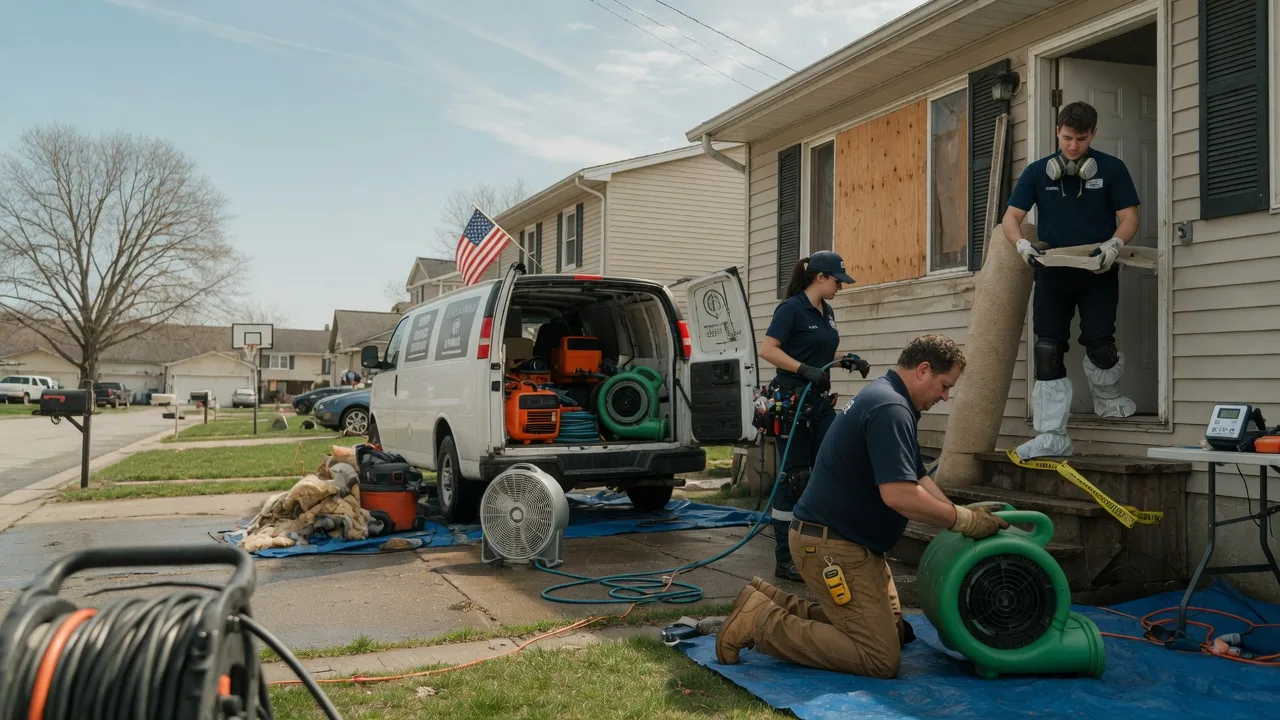 Water Damage Restoration in North Bloomfield, OH near me